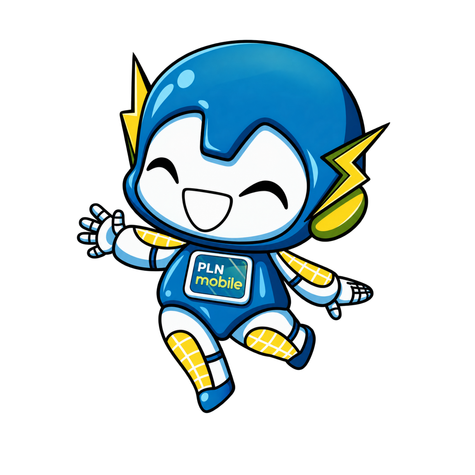 Maskot PLN Mobile Left