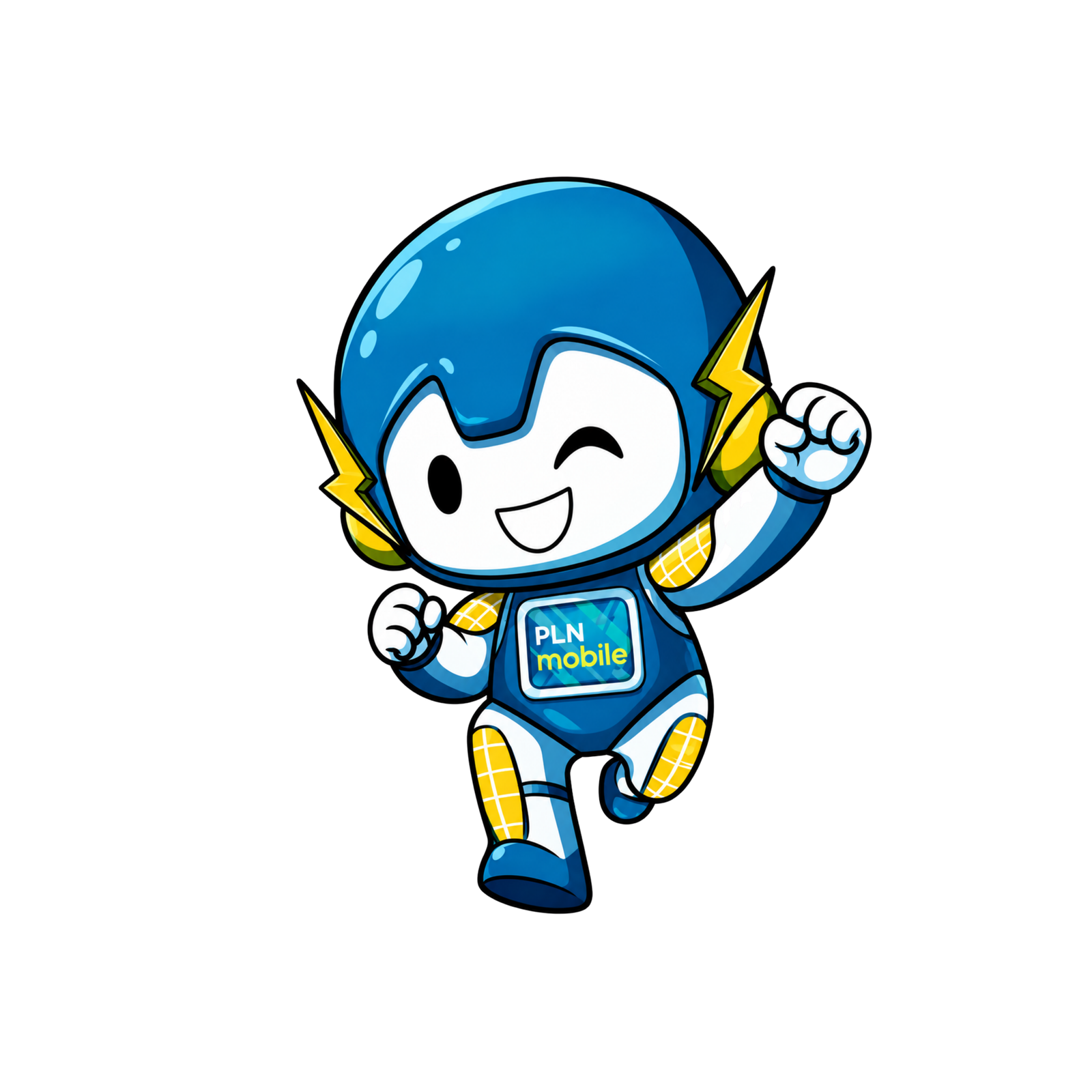 Maskot PLN Mobile Right